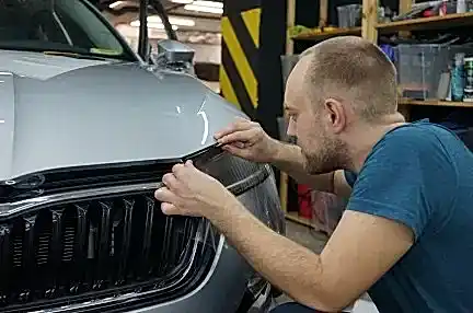 Оклейка авто антигравийной пленкой